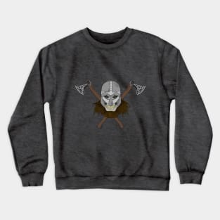 Viking Skeleton Head Crewneck Sweatshirt